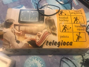 VIDEOGIOCO VINTAGE CONSOLE TELEGIOCA CON SCATOLA OTTIME CONDIZIONI. Anni 70/80 - Foto 1 di 5