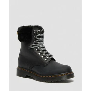 Dr. Martens Serena Collar Faux Fur Lined Lace Up Boots - Picture 1 of 4