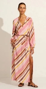 Nwt Auguste The Label | Loretta Maxi Dress - Savannah Stripe Sz L/12 Rrp $289 - Picture 1 of 9