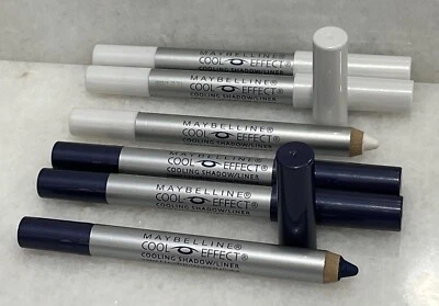 6 Maybelline Cool Effect Cooling Shadow Liner (3) Midnight Chill (3) Cold As Ice - Image 1 of 4