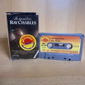 The Legend Lives Ray Charles Cassette Tape Audio Music Popular Hit Songs - Picture 1 of 4