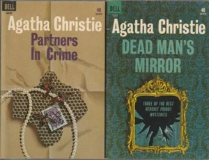 G293 Lotto di 2 libri tascabili vintage Agatha Christie Mystery uno grado superiore - Foto 1 di 2