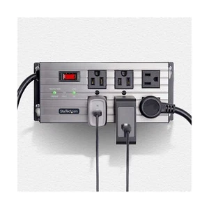 StarTech.com 6-Outlet Industrial Power Strip 125V/15A, EMI/RFI Isolation, Mou... - Picture 1 of 9