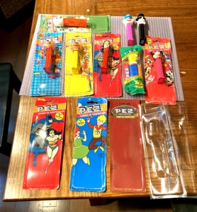 Vintage PEZ Candy Dispensers w/ Original Packaging DC Comics - Picture 1 of 9
