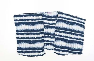 F&F Girls Blue Mock Neck Viscose Blend Wrap Jumper Size 6-7 Years - Picture 1 of 12