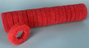 LOT OF 20 KARCHER 6.369-456.0 RED ROLLER PADS |010-7455473 - Picture 1 of 6