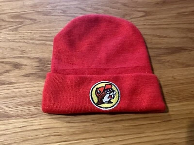 Buc-ees Bucees Red Newborn Baby Winter Knit Beanie Hap Cat - Image 1 of 2