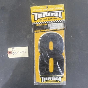 "Nuevo NOS Thrust Graphix Negro Número #8 Calcomanía Pegatinas 8"" (Paquete de 3)" - Imagen 1 de 4