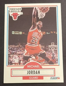 1990-91 FLEER MICHAEL JORDAN #26 CHICAGO BULLS HOF 6 - Picture 1 of 2