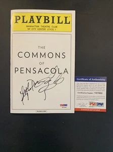 Commons Of Pensacola Playbill COA Autograph Sarah Jessica Parker Blythe Danner - Picture 1 of 1