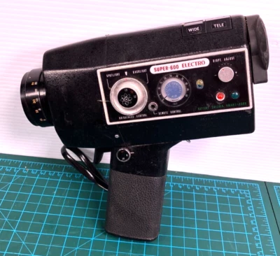 Cámara de película vintage Yashica Super 600 Electro ZOOM Super 8 SIN PROBAR Foto 1 de 4