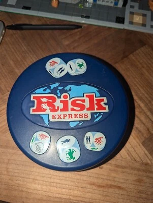 Risk Express Board Game Travel Family Hasbro Parker 2006 Complete Dice Game - Image 1 of 4