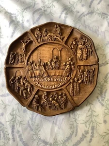 Passionsspiele Oberammergau Holztafel Vintage - Bild 1 von 7