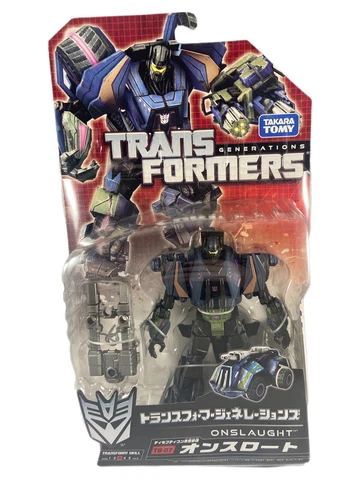 Transformers Generations TG-07 ONSLAUGHT Deluxe MOSC Takara FoC Bruticus 2013 Cover
