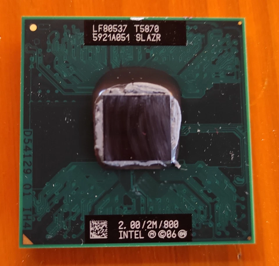 Cpu Processore Intel Core Duo 2 T5870 2.00 2M 800 SLAZR Dual 800 mhz 2,00 ghz - Immagine 1 di 3