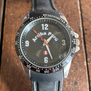 Reloj estilo deportivo analógico Arriba Perú con correa de silicona sin probar - Imagen 1 de 7