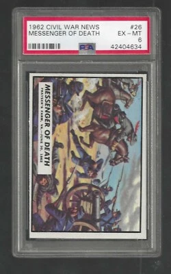 1962 Civil War News=Messenger of Death-Frayer's Farm-PSA EX-MT 6 - Image 1 of 3