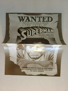 DE COLECCIÓN DC COMICS SUPERMAN "EL JUICIO DE SUPERMAN" 1995 PROMO FOLLETO BUSCADO - Imagen 1 de 2