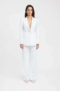 Kookai Oyster Pocket Blazer Jacket Natural White Work Wear Hens Event Size 36 8 - Picture 1 of 12