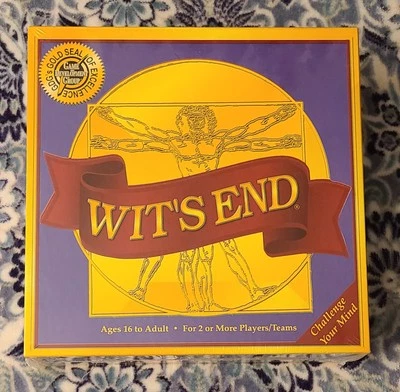 "WIT’S END" Board Game - New 2023 Revision Trivia Riddles Brain Teasers New - Image 1 of 4