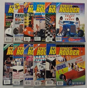 Street Rodder Magazine 1992 Full Year Lot Set Of 12 Very Good Condition - Bild 1 von 17