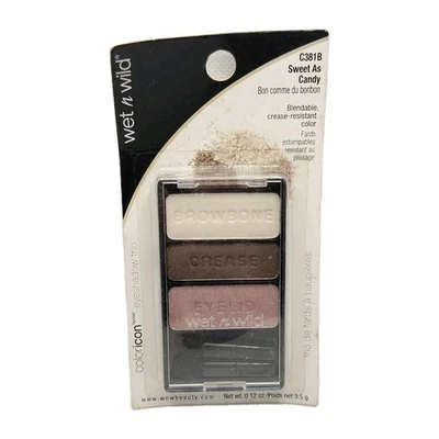 Wet n Wild Coloricon Eye Shadow SWEET AS CANDY #381B Trio SEALED Discontinued - Image 1 of 3
