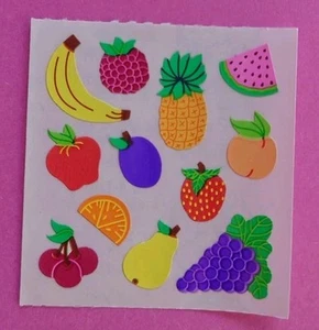 Stickeralbum Sticker Vintage 90er Jahre Sandylion Mini Papier Kromekote Obst - Bild 1 von 1