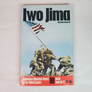 Iwo Jima (1st Ed) Michael Russell 1974 Paperback Battle Book No 32 CRACKED SPINE - Bild 1 von 12