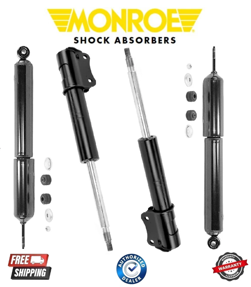 Amortiguador delantero y trasero Monroe completo para 99-04 Suzuki Vitara Grand Vitara Foto 1 de 1