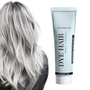 Gray Hair Color Silver Toner For Hair 100ml Long-lasting Glossy Enjoyment - Picture 1 of 12