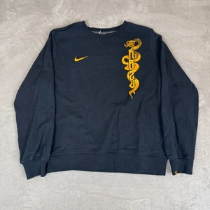 Felpa Y2K Nike Swoosh Kobe Bryant nera Mamba uomo XL maglione usato - Foto 1 di 6