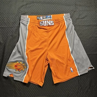 Vintage Reebok 2005-06 Phoenix Suns Team Player Issue Game Shorts Orange Size 42 - Image 1 of 4