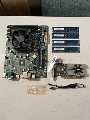 DELL OPTIPLEX 7010 SFF MOBO COMBO INTEL i5-3570 16GB RAM GEFORCE GT210 - Image 1 of 4