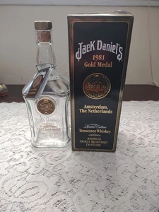 Vintage Jack Daniels 1981 Flaschenanhänger und Box - Bild 1 von 6