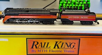 MTH, RAIL KING SOUTHERN PACIFIC GS4 STEAM LOCOMOTIVE #30-1119-1 "NEW CONDITION" - Image 1 of 4