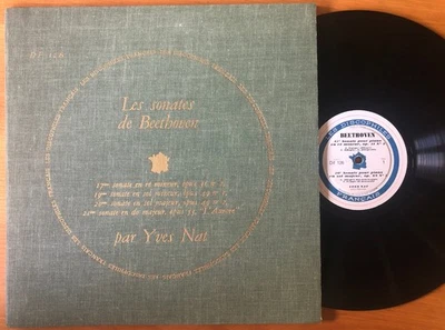 Discophiles Français DF 126 BEETHOVEN SONATAS Yves NAT piano EX/EX - Photo 1/4