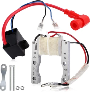 Bobina de encendido CDI bobina magnética para motor de 2 tiempos 49Cc 50Cc 60Cc 66Cc 70Cc 80Cc - Imagen 1 de 12