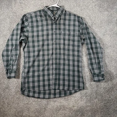 Camisa De Colección 90 Y2K Bugle Boy M Verde Azul A Cuadros Abotonada Preppy Skater Mall Foto 1 de 4