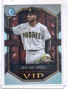 2025 Bowman - Vips Very Important Prospects Leo De Vries #VIP-14 (RC) - Bild 1 von 2