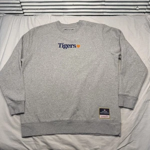 Detroit Tigers Sweater Mens XL Gray MLB Baseball Mitchell & Ness Sweatshirt - Picture 1 of 15