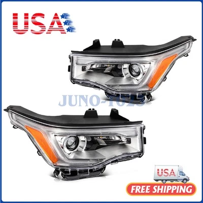 For 2017 2018 2019 GMC Acadia HID/Xenon w/LED DRL Projector Headlights Headlamps — 第 1/4 张图片