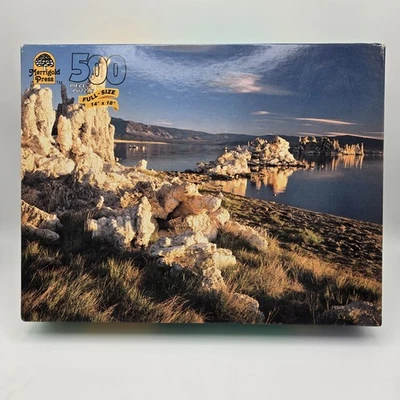 Quebra-cabeça NOS Mono Lake, Lee Vining, CA 500 peças 1996 Merrigold Press, idades 10+ - Imagem 1 de 4