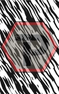 Plantilla de vinilo de alto calor Tiger Stripe versión 3 para aplicación Cerakote, 7x11" - Imagen 1 de 2