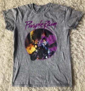 T-Shirt Prince ESTATE OFFICIAL lila Regensäure waschen Herren kleines T-Shirt - Bild 1 von 5