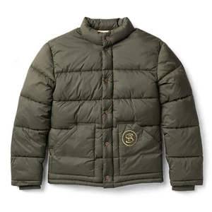 Chaqueta acolchada Seager Grit Co Bighorn Evergreen pequeña venta al por menor $200 verde oliva - Imagen 1 de 19