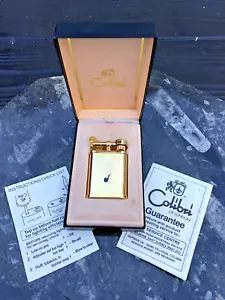 Vintage style Colibri gas lighter re-issue lift arm pipe boxed unused 1990's - Picture 1 of 12