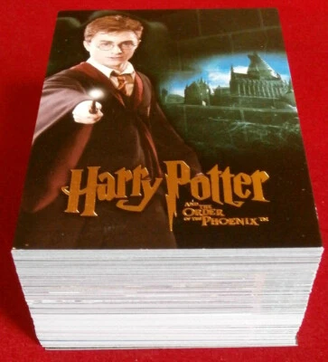 HARRY POTTER, ORDER OF THE PHOENIX - COMPLETE BASE SET 90 trading cards ARTBOX - Image 1 of 4