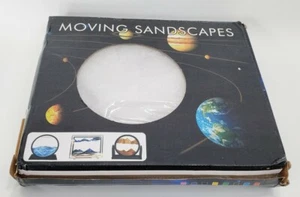 Moving Sand Art Picture Round Glass 3D Deep Sea Motion Display Sandscape Decor - Picture 1 of 6