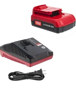 Replacement Porter Cable 18V Battery and Charger Starter Kit, PC18B Lithium Batt - Picture 1 of 3