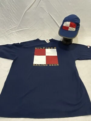Chapéu vintage Tommy Hilfiger equipamento de vela - Imagem 1 de 4